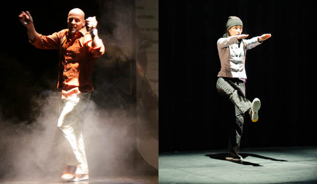 Pictures from the productions  "28 Years in 28 Minutes" and "Yonder Woman"
