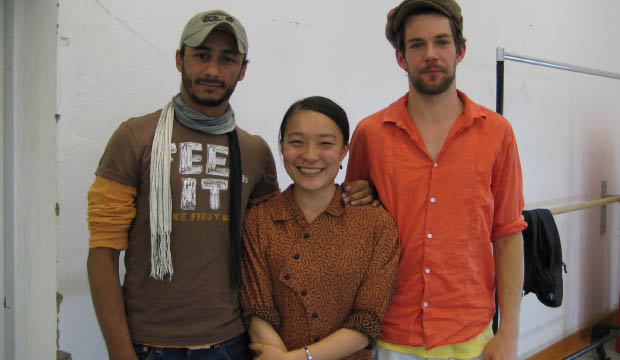 A picture of the three  "Think Big" choreographers