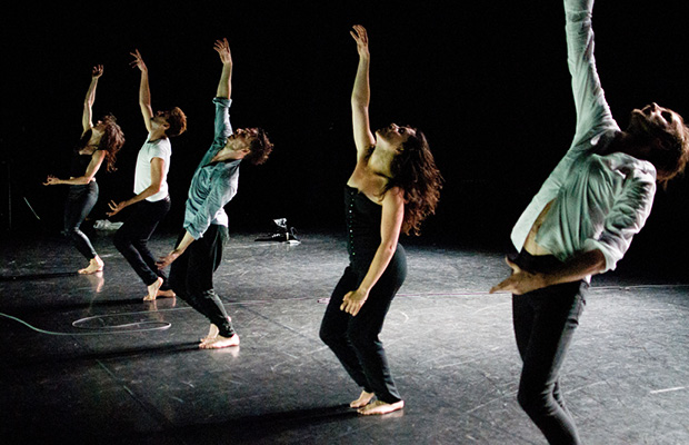 A photo from the production "The Black Piece"